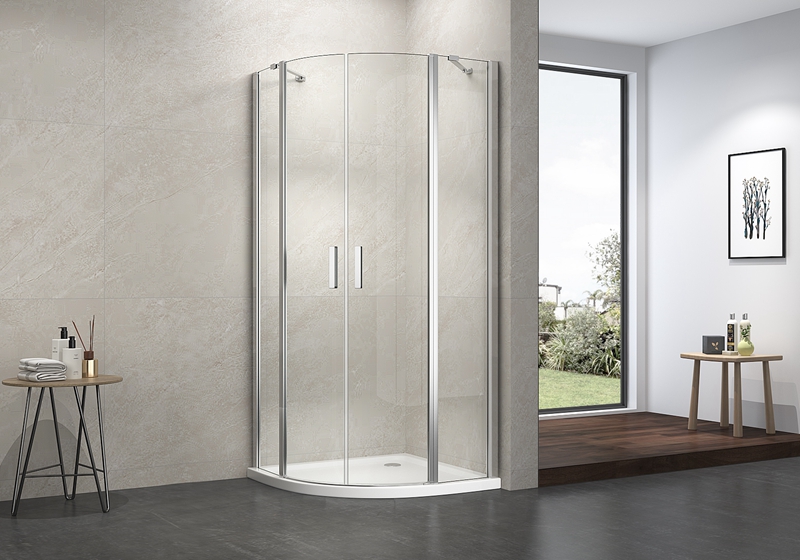 EX-706 6mm gloine cearnach seomra pivot pivot clasaiceach le 2 barra tacaíochta cruach dhosmálta